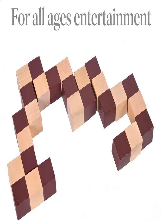 MAGIKON Brain Teaser Cube Puzzle Toy (Square Snake Cube) - Image 5